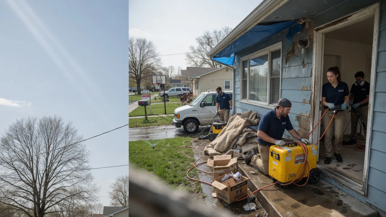 Basement Flood Cleanup in Benton Harbor, MI near me